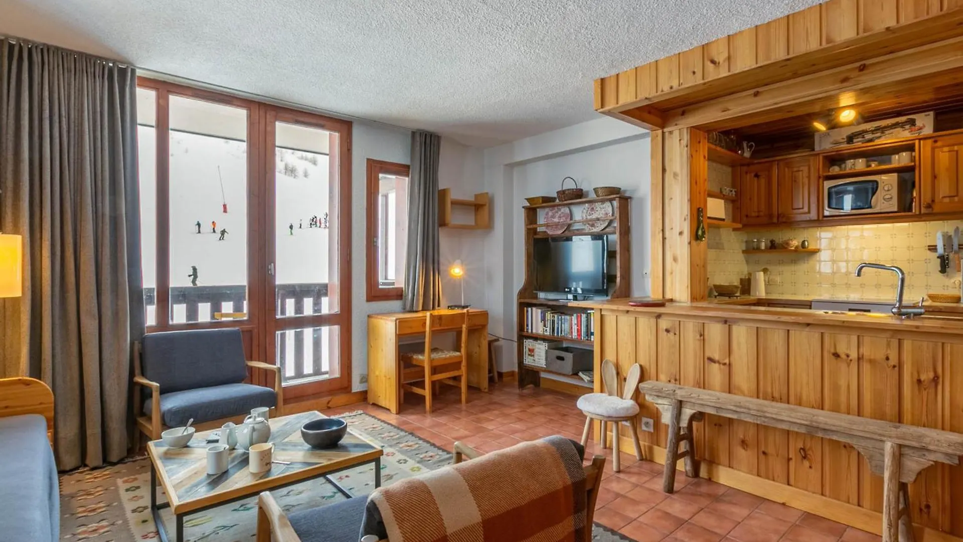 Appartement 5 Pieces Avec Terrasse Et Wifi - Fr-1-694-101 Val-dʼIsère 0*,  Franciaország