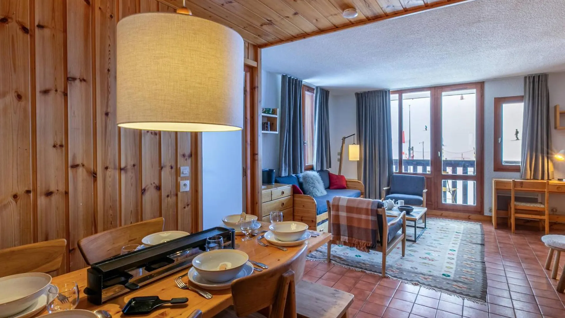 Appartement 5 Pieces Avec Terrasse Et Wifi - Fr-1-694-101 Val-dʼIsère Apartman