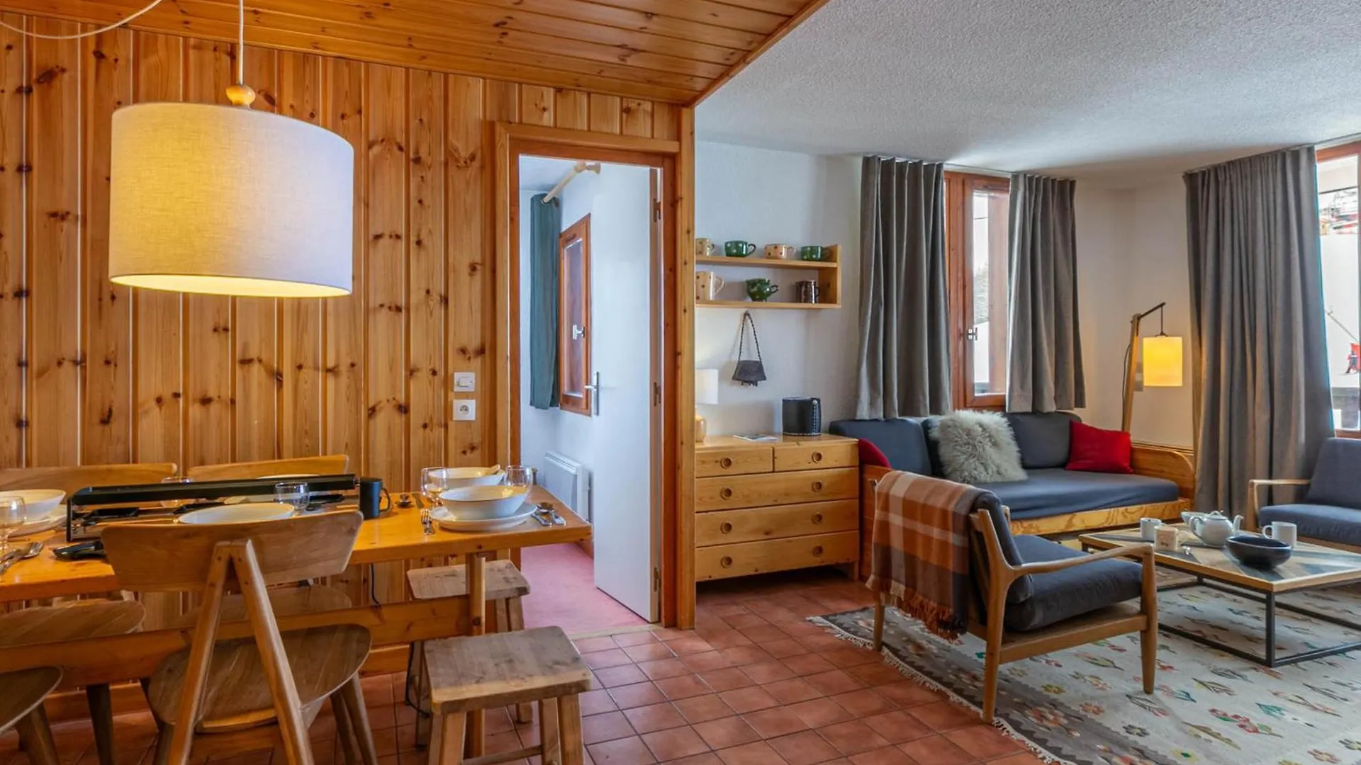Appartement 5 Pieces Avec Terrasse Et Wifi - Fr-1-694-101 Val-dʼIsère 0*,  Franciaország